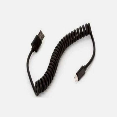 China Foxconn MFi Lightning Cables,Coiled Lightning Cable for iPhone 5S,iPhone 6, 6 plus, iPhone 7,iPad, iPod supplier