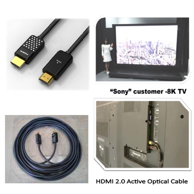 China FOXCONN FIT HDMI 2.0 Active Optical Cable CUJA05A-ZZ230-EF ,HDMI AOC, 30 Meter supplier