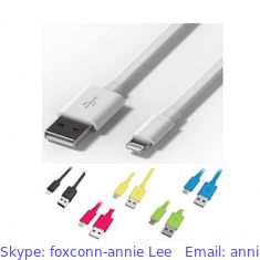 China Foxconn MFi Lightning Cables,Flat Lightning Cables for iPhone 5S,iPhone 6, iPhone 6 plus, iPhone 7,iPad, iPod supplier