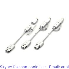 China Foxconn MFi Lightning Cables,  2 in 1 USB Cables  for iPhone 5S,iPhone 6, 6 plus, iPhone 7,iPad, iPod supplier