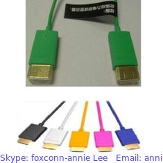 China Foxconn HDMI Cable, HDMI A TO A  Super-thin CABLE Supports Full HD 1080p 3D video supplier