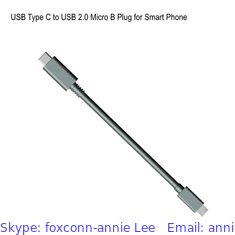China Foxconn  USB Type-C Cables,Type-C 2.0  to USB 2.0 Micro B Plug for Smart Phone，PC，Notebook supplier