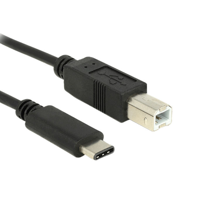 Foxconn  USB Type-C Cables,Type-C 2.0  to USB 2.0 STD B Plug  for connecting a PC or notebook to a USB type B (Print)